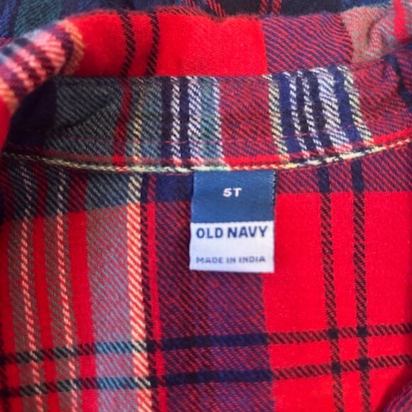 Lot of Five Flannel Shirts for Toddler - 5T - Picture 5 of 9